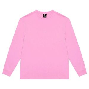 Pink Cotton Rich Long Sleeve Top